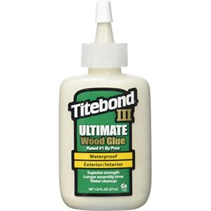 Titebond ultime Colle à bois pour usage intérieur et extérieur, étanche, 37 ml, 141/1 - Publicité Titebond ultime Colle à bois pour usage intérieur et extérieur, étanche, 37 ml, 141/1 - Publicité