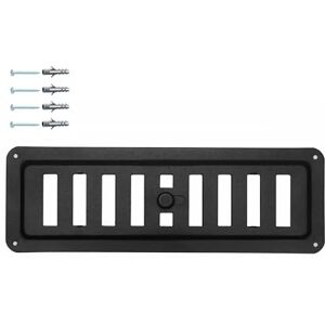 DEMLOU Grille d’Aération Rectangulaire en Métal Noir RAL 9005 – 23 x 7,5 cm – Acier Galvanisé – Flux d’Air Réglable Ouverture-Fermeture – Diffuseur de Chaleur Murale/Plafond avec Revêtement Poudre. Publicité DEMLOU Grille d’Aération Rectangulaire en Métal Noir RAL 9005 – 23 x 7,5 cm – Acier Galvanisé – Flux d’Air Réglable Ouverture-Fermeture – Diffuseur de Chaleur Murale/Plafond avec Revêtement Poudre. Publicité