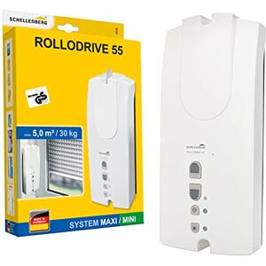 Schellenberg 22725 Rollodrive 55 Enrouleur de sangle électrique pour volet roulant, Force de traction 30 Kg, jusqu'à 5 m², pour sangle de 14 et 23 mm - Publicité Schellenberg 22725 Rollodrive 55 Enrouleur de sangle électrique pour volet roulant, Force de traction 30 Kg, jusqu'à 5 m², pour sangle de 14 et 23 mm - Publicité