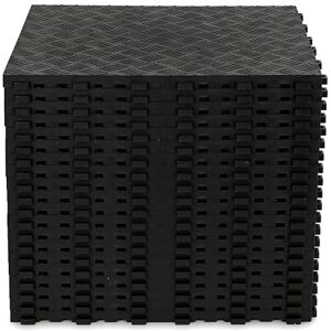 bimiti Lot de 20 Revêtements de Sol de Garage à Emboîter, Dalles de Garage Emboîtables en PP, 400 x 400 x 18 mm, Noir, Antidérapant, pour Garage, Cave, Atelier de Réparation - Publicité bimiti Lot de 20 Revêtements de Sol de Garage à Emboîter, Dalles de Garage Emboîtables en PP, 400 x 400 x 18 mm, Noir, Antidérapant, pour Garage, Cave, Atelier de Réparation - Publicité