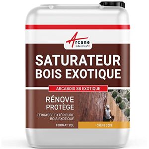 ARCANE INDUSTRIES Saturateur bois Exotique pour terrasse et mobilier en teck, ipé, cumaru, garapa, itauba : Arcabois exotique 20 L (jusqu'à 100 m²) Chêne Doré Teinte Jaune - Publicité ARCANE INDUSTRIES Saturateur bois Exotique pour terrasse et mobilier en teck, ipé, cumaru, garapa, itauba : Arcabois exotique 20 L (jusqu'à 100 m²) Chêne Doré Teinte Jaune - Publicité