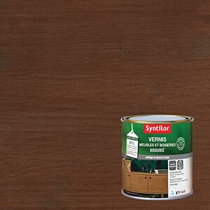 Syntilor Vernis Meubles et Boiseries Biosourcé Chêne Foncé Satiné 0,5L - Publicité Syntilor Vernis Meubles et Boiseries Biosourcé Chêne Foncé Satiné 0,5L - Publicité