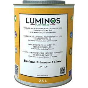 Solrac Luminos LUM1109 PRIMROSE YELLOW Lasure Biobased pour bois extérieur à l'eau Jaune 2,5L - Publicité Solrac Luminos LUM1109 PRIMROSE YELLOW Lasure Biobased pour bois extérieur à l'eau Jaune 2,5L - Publicité