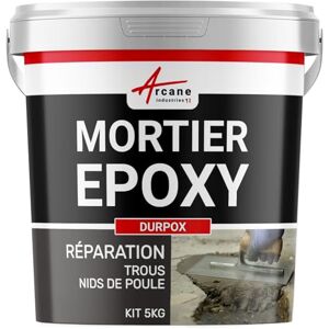 ARCANE INDUSTRIES Mortier epoxy, ragreage, reparation beton, bouchage, trous, nid de poule, rattrapage de niveau : Durpox 5 kg - Publicité ARCANE INDUSTRIES Mortier epoxy, ragreage, reparation beton, bouchage, trous, nid de poule, rattrapage de niveau : Durpox 5 kg - Publicité