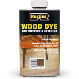 Teinture pour bois Rustins WDBM1000 Marron acajou - Teinture pour bois - 1 litre - Publicité Teinture pour bois Rustins WDBM1000 Marron acajou - Teinture pour bois - 1 litre - Publicité
