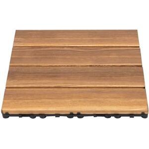yunaoii 36 Pack de dalles de terrasse en bois dur à emboîtement, dalles de revêtement de sol en bois massif de mélèze à emboîtement, dimensions 30,3 × 30,3 × 2,3 cm, dalles de terrasse emboîtables - Publicité yunaoii 36 Pack de dalles de terrasse en bois dur à emboîtement, dalles de revêtement de sol en bois massif de mélèze à emboîtement, dimensions 30,3 × 30,3 × 2,3 cm, dalles de terrasse emboîtables - Publicité
