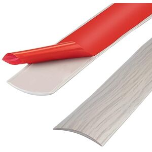 ztowoto Bande de seuil en PVC de 400cm, bandes de transition de sol, bandes de revêtement de sol stratifié, bande de séparation de porte de sol auto-adhésive (400cm-4cm-Grain de bois de frêne) - Publicité ztowoto Bande de seuil en PVC de 400cm, bandes de transition de sol, bandes de revêtement de sol stratifié, bande de séparation de porte de sol auto-adhésive (400cm-4cm-Grain de bois de frêne) - Publicité