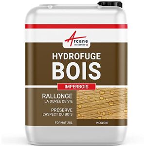 ARCANE INDUSTRIES Imperméabilisant, hydrofuge pour bois extérieur et saturateur, permet de conserver l'aspect naturel : teck, pin, bois exotique, chêne 20 L (jusqu'à 100 m²) - Publicité ARCANE INDUSTRIES Imperméabilisant, hydrofuge pour bois extérieur et saturateur, permet de conserver l'aspect naturel : teck, pin, bois exotique, chêne 20 L (jusqu'à 100 m²) - Publicité