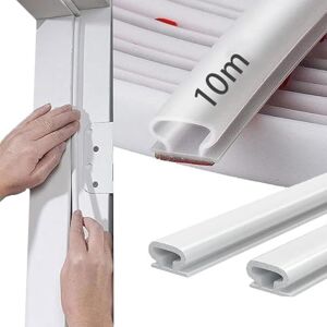 pundin Joint Porte Fenetre Isolation Froid et Phonique,Type D Caoutchouc Joint de Porte, TPE Autocollante en porte Bande D'étanchéité, pour isolation phonique porte, Joint Etancheite Entree (Blanc, 10m) - Publicité pundin Joint Porte Fenetre Isolation Froid et Phonique,Type D Caoutchouc Joint de Porte, TPE Autocollante en porte Bande D'étanchéité, pour isolation phonique porte, Joint Etancheite Entree (Blanc, 10m) - Publicité