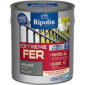 Peinture RAL 7012 Gris Ripolin - Protection contre la rouille - Publicité Peinture RAL 7012 Gris Ripolin - Protection contre la rouille - Publicité