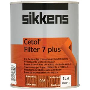 Sikkens Cetol Filter 7 plus lasure 1 litre 006 chêne clair - Publicité Sikkens Cetol Filter 7 plus lasure 1 litre 006 chêne clair - Publicité