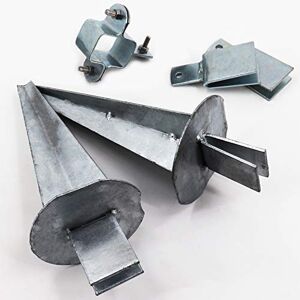 Aquagart 1 jeu d'entretoises d'angle pour clôture de jeu à profil en Z clôture forestière - Publicité Aquagart 1 jeu d'entretoises d'angle pour clôture de jeu à profil en Z clôture forestière - Publicité