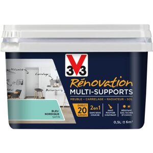 Peinture rénovation multi-supports V33 - Bleu nordique - Publicité Peinture rénovation multi-supports V33 - Bleu nordique - Publicité