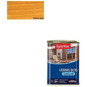 Syntilor Vernis Bois Chêne Doré Satiné 1L - Publicité Syntilor Vernis Bois Chêne Doré Satiné 1L - Publicité