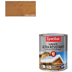 Syntilor Lasure Ultra Résistante 12 Ans Chêne Moyen Satiné 1L - Publicité Syntilor Lasure Ultra Résistante 12 Ans Chêne Moyen Satiné 1L - Publicité