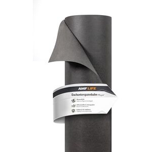 AMF Life Panneaux de toit, film de toit, sous-couverture, pare-vapeur, anthracite, largeur : 1,5 m Longueur : 50 m - Publicité AMF Life Panneaux de toit, film de toit, sous-couverture, pare-vapeur, anthracite, largeur : 1,5 m Longueur : 50 m - Publicité
