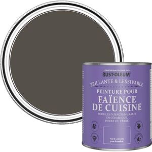 Rust-Oleum Peinture Brune Résistante à l'eau pour Faïence de Cuisine, Finition Brillante Brun Terre 750ml - Publicité Rust-Oleum Peinture Brune Résistante à l'eau pour Faïence de Cuisine, Finition Brillante Brun Terre 750ml - Publicité