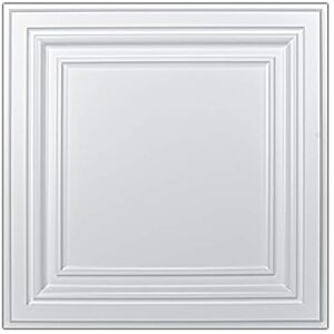 Art3d lot de 12 Dalles, 4,5 m², Dalles de Plafond en PVC Feuille de Plastique, Panneaux Plafond Suspendu, Léger et Installer facile, 61 x 61 cm - Publicité Art3d lot de 12 Dalles, 4,5 m², Dalles de Plafond en PVC Feuille de Plastique, Panneaux Plafond Suspendu, Léger et Installer facile, 61 x 61 cm - Publicité