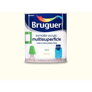 Peinture Acrylique Blanche Mat Pour Multi-Surface Bruguer - 750 Ml - Publicité Peinture Acrylique Blanche Mat Pour Multi-Surface Bruguer - 750 Ml - Publicité