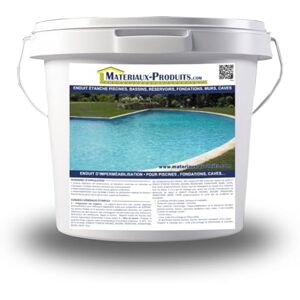 MATPRO Enduit Étanche Piscine, Bassin, Réservoir, Fondation, Mur, Cave Imperméabilisation Surface Interne/Externe Apte Sous Carrelage Gris Seau 6 Kg - Publicité MATPRO Enduit Étanche Piscine, Bassin, Réservoir, Fondation, Mur, Cave Imperméabilisation Surface Interne/Externe Apte Sous Carrelage Gris Seau 6 Kg - Publicité
