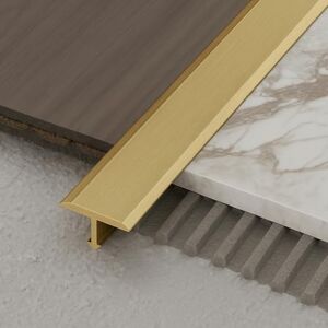 Eviso Barre de Seuil en Laiton Massif Profilé en T – Profil de Transition Décoratif pour Parquet, Carrelage et Pierre – Joint de Dilatation Haut de Gamme et Durable – Finition Élégante et Technique - Publicité Eviso Barre de Seuil en Laiton Massif Profilé en T – Profil de Transition Décoratif pour Parquet, Carrelage et Pierre – Joint de Dilatation Haut de Gamme et Durable – Finition Élégante et Technique - Publicité