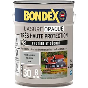 BONDEX Teinture bois - Gris souris - 5L - Protection haute - Satinée - Publicité BONDEX Teinture bois - Gris souris - 5L - Protection haute - Satinée - Publicité