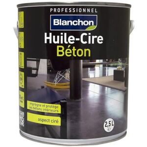 Blanchon Huile cire béton aspect cire incolore 2.5 litres - Publicité Blanchon Huile cire béton aspect cire incolore 2.5 litres - Publicité