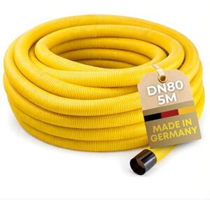 Doubleyou Geovlies & Baustoffe Tuyau de drainage DN80 5m flexible et perforé – Tuyau de drainage ondulé et fendu en PVC – Protège contre l'humidité excessive dans le jardin et au niveau des fondations - Publicité Doubleyou Geovlies & Baustoffe Tuyau de drainage DN80 5m flexible et perforé – Tuyau de drainage ondulé et fendu en PVC – Protège contre l'humidité excessive dans le jardin et au niveau des fondations - Publicité