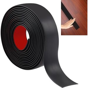 JUNART Bande de transition de seuil de sol stratifié 400cm × 4cm, bande de sol en vinyle autocollante, bordure de transition de bord de carrelage ou de moquette(noir) - Publicité JUNART Bande de transition de seuil de sol stratifié 400cm × 4cm, bande de sol en vinyle autocollante, bordure de transition de bord de carrelage ou de moquette(noir) - Publicité