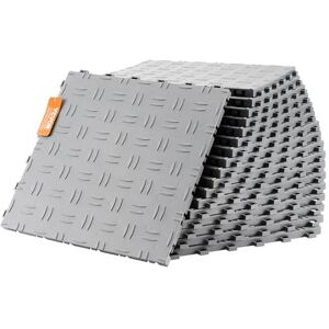 VEVOR Dalles de garage emboîtables, lot de 50, carrelage PP de revêtement de sol garage, 305 x 305 x 13,4 mm, texture double face antidérapante, pour garages, sous-sols, ateliers de réparation, argent - Publicité VEVOR Dalles de garage emboîtables, lot de 50, carrelage PP de revêtement de sol garage, 305 x 305 x 13,4 mm, texture double face antidérapante, pour garages, sous-sols, ateliers de réparation, argent - Publicité