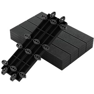 GUMI WPC Dalles de Terrasse Lames pour Balcon Dalles Clipsables 50 x 8 cm – Système Clipsable Composite pour Balcon et Terrasse Anthracite 0,67 m² - Publicité GUMI WPC Dalles de Terrasse Lames pour Balcon Dalles Clipsables 50 x 8 cm – Système Clipsable Composite pour Balcon et Terrasse Anthracite 0,67 m² - Publicité