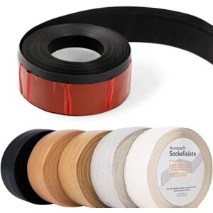 KARAT Plinthe Oslo Bande de seuil Bande de finition Personnalisable et Auto-Adhésif Bande de séparation Adhésive Acrylique Bande de finition des bords Noir 50x15 mm -Longueur 25 m - Publicité KARAT Plinthe Oslo Bande de seuil Bande de finition Personnalisable et Auto-Adhésif Bande de séparation Adhésive Acrylique Bande de finition des bords Noir 50x15 mm -Longueur 25 m - Publicité