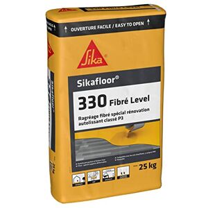 SIKA Enduit de ragréage Autolissant Fibré floor 330 Fibre Level Gris Sols intérieurs Bonne adhérence sur béton, chape ciment, carrelage, bois, dalles plastiques 25kg - Publicité SIKA Enduit de ragréage Autolissant Fibré floor 330 Fibre Level Gris Sols intérieurs Bonne adhérence sur béton, chape ciment, carrelage, bois, dalles plastiques 25kg - Publicité