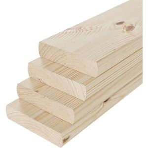 QLS 1 pièce Planche à bords lisses 120 cm x 9 cm Bois de construction Raboté Pin Planches - Publicité QLS 1 pièce Planche à bords lisses 120 cm x 9 cm Bois de construction Raboté Pin Planches - Publicité