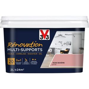 Peinture Rénovation Multi-Supports Rose bohème - Peinture - Publicité Peinture Rénovation Multi-Supports Rose bohème - Peinture - Publicité