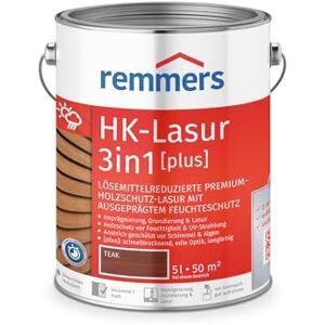 Remmers Aqua HK-Lasur 3en1, teck - Peinture de protection du bois - Publicité Remmers Aqua HK-Lasur 3en1, teck - Peinture de protection du bois - Publicité