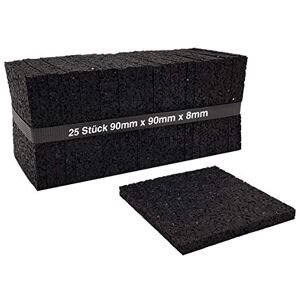 My Plast I 90 x 90 x 8 mm – Lot de 25 patins de terrasse – Tapis de protection en caoutchouc résistant à l'eau pour terrasse en bois - Publicité My Plast I 90 x 90 x 8 mm – Lot de 25 patins de terrasse – Tapis de protection en caoutchouc résistant à l'eau pour terrasse en bois - Publicité