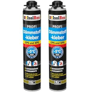 Isolbau B2 Colle isolante – 2 x 750 ml de colle périmétrique pour panneaux EPS et XPS – Mousse adhésive en polyuréthane 1K pour fixation et isolation - Publicité Isolbau B2 Colle isolante – 2 x 750 ml de colle périmétrique pour panneaux EPS et XPS – Mousse adhésive en polyuréthane 1K pour fixation et isolation - Publicité
