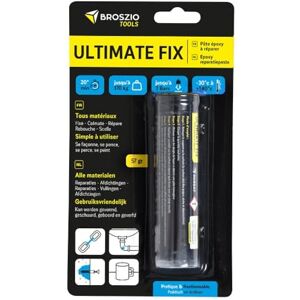 Broszio Tools ULTIMATE FIX Pâte époxy pour fixer, réparer, reboucher tous matériaux - Publicité Broszio Tools ULTIMATE FIX Pâte époxy pour fixer, réparer, reboucher tous matériaux - Publicité