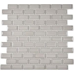 MOSANI Mini Metro Subway MOS26-0204 Carrelage mosaïque en céramique Gris pierre - Publicité MOSANI Mini Metro Subway MOS26-0204 Carrelage mosaïque en céramique Gris pierre - Publicité