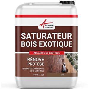 ARCANE INDUSTRIES Saturateur bois Exotique pour terrasse et mobilier en teck, ipé, cumaru, garapa, itauba : Arcabois exotique 20 L (jusqu'à 100 m²) Teck - Publicité ARCANE INDUSTRIES Saturateur bois Exotique pour terrasse et mobilier en teck, ipé, cumaru, garapa, itauba : Arcabois exotique 20 L (jusqu'à 100 m²) Teck - Publicité