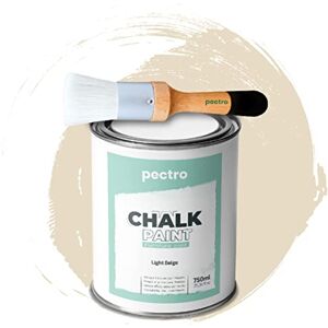 PECTRO Chalk Paint Peinture 750ml + Brosse en Bois Spéciale Pack Effet Craie pour Meuble Bois Déco Maison et Vintage - Publicité PECTRO Chalk Paint Peinture 750ml + Brosse en Bois Spéciale Pack Effet Craie pour Meuble Bois Déco Maison et Vintage - Publicité