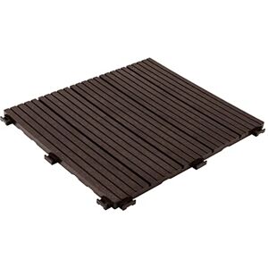 Floordirekt Dalles de terrasse Claire Carrelage à clics, Caillebotis résistant aux intempéries avec fonction de drainage Ideal Revêtement pour balcon & terrasse 1 Pièce 30x30cm, Marron - Publicité Floordirekt Dalles de terrasse Claire Carrelage à clics, Caillebotis résistant aux intempéries avec fonction de drainage Ideal Revêtement pour balcon & terrasse 1 Pièce 30x30cm, Marron - Publicité