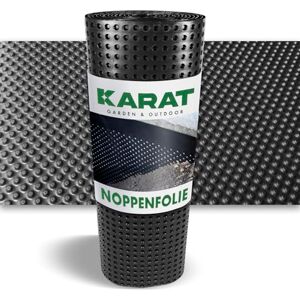 KARAT Feuille à excroissances Premium pour la protection des murs, protection des murs de fondation Feuille d'étanchéité avec drainage flexible à découper Noir (0.5 m x 10 m) - Publicité KARAT Feuille à excroissances Premium pour la protection des murs, protection des murs de fondation Feuille d'étanchéité avec drainage flexible à découper Noir (0.5 m x 10 m) - Publicité