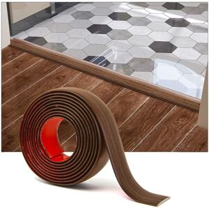 Art3d Bande de Transition Auto-Adhésive en Vinyle, Séparation Plate pour Joindre les Espaces au Sol, Transition de Seuil de Moquette, Carreaux, 304×4cm, Bois de Cerisier - Publicité Art3d Bande de Transition Auto-Adhésive en Vinyle, Séparation Plate pour Joindre les Espaces au Sol, Transition de Seuil de Moquette, Carreaux, 304×4cm, Bois de Cerisier - Publicité