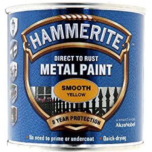 Hammerite - Direct to Rust Metal Paint - Jaune - Paint - Publicité Hammerite - Direct to Rust Metal Paint - Jaune - Paint - Publicité