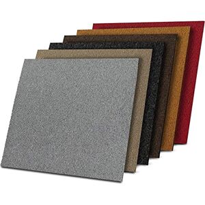 KARAT Dalles de moquette Lyonn Autocollantes 50 x 50 cm Antistatique Vinyle antidérapant (Gris clair) - Publicité KARAT Dalles de moquette Lyonn Autocollantes 50 x 50 cm Antistatique Vinyle antidérapant (Gris clair) - Publicité
