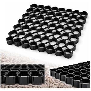 Deccart Grille de Protection du Gazon 50x50x4 cm 4 pièces Stabilisateur Gravier Carrossable Sans Fondation Dalle Stabilisatrice pour Gravier Jardin Treillis Plastique Nid D'abeille - Publicité Deccart Grille de Protection du Gazon 50x50x4 cm 4 pièces Stabilisateur Gravier Carrossable Sans Fondation Dalle Stabilisatrice pour Gravier Jardin Treillis Plastique Nid D'abeille - Publicité