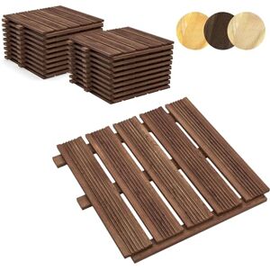 Floranica Dalles de plancher en bois 5m2 20 pièces 50x50 cm Mélèze imprégné Marron Sol pour sauna terrasse ou balcon Carrelage en bois dans le jardin Surface fraisée Dalles de patio Produit UE - Publicité Floranica Dalles de plancher en bois 5m2 20 pièces 50x50 cm Mélèze imprégné Marron Sol pour sauna terrasse ou balcon Carrelage en bois dans le jardin Surface fraisée Dalles de patio Produit UE - Publicité