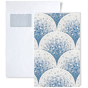 PRO[f]home 1 ÉCHANTILLON S-BA220046-DI Profhome ROYAL Papier peint intissé mosaïque aspect carrelage ÉCHANTILLON de Papier peint intissé au format A4 - Publicité